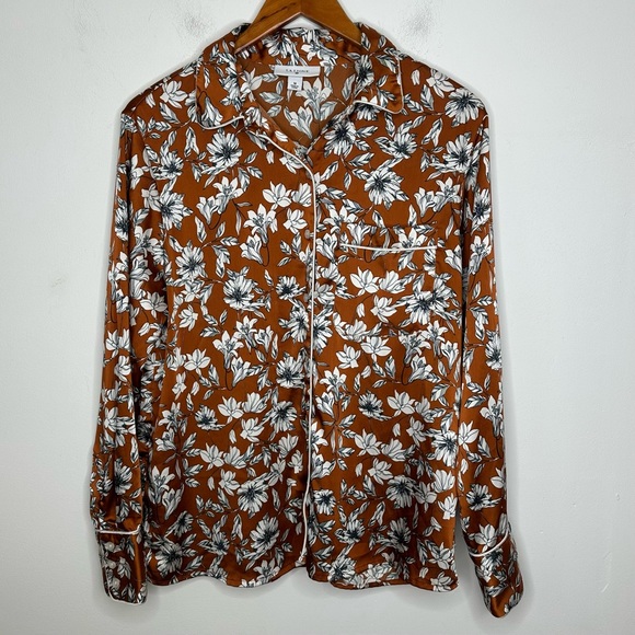 La Ligne x Target Women’s Floral Button Front Blouse Size Medium - Picture 3 of 14